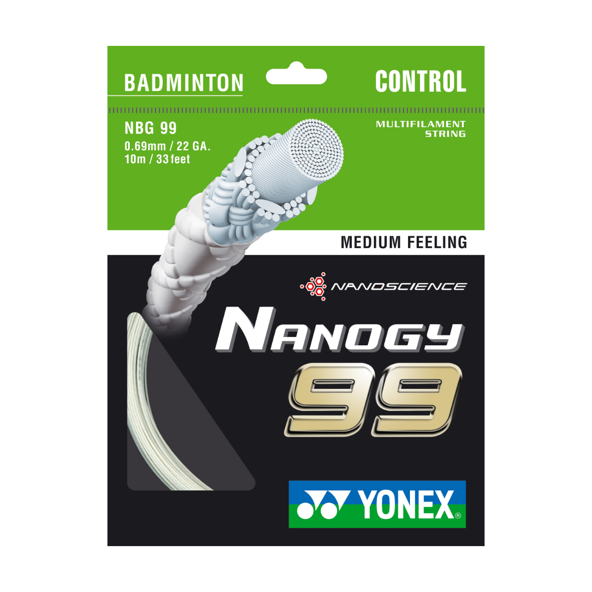 YONEX Badminton Saite - 12 NBG - 99  SETDetailbild - 0